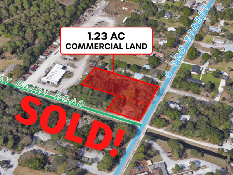 1.23 AC of Vacant Commercial Land SOLD for $118,000!