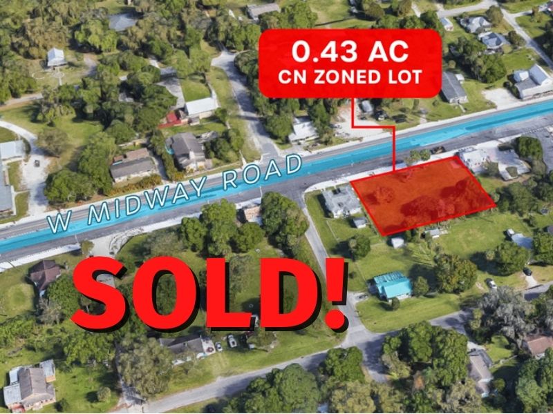 .43 AC Commercial Land SELLS FOR $150,000