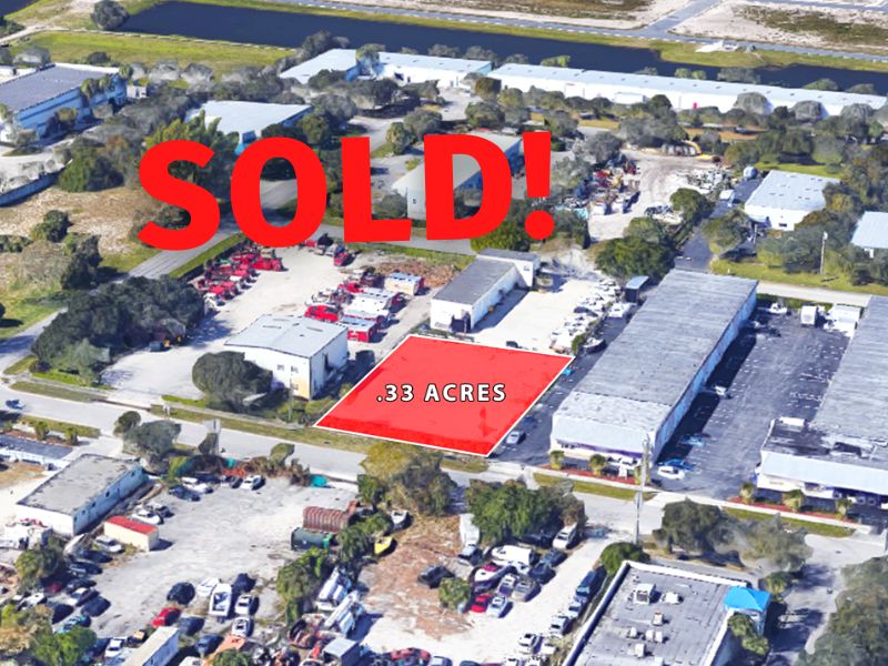 .33 AC Commercial Land |13th St., Lake Park, FL Sells for $425,000!