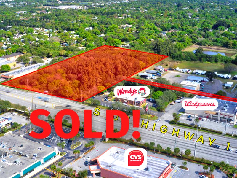 4.75 AC commercial land in Fort Pierce sells for $1,050,000!