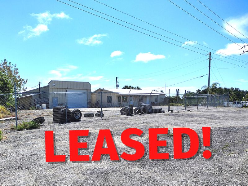 Freestanding Industrial Warehouse located in Fort Pierce LEASED!