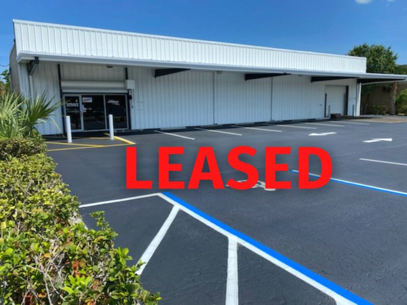 Fort Pierce Retail Warehouse with Yard Space – LEASED!
